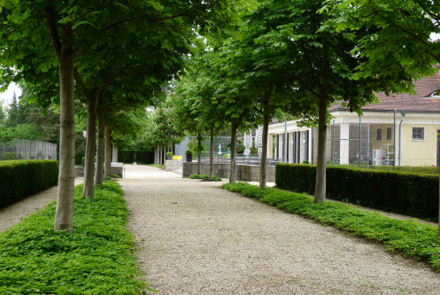 Gartenanlage des Römerparks.